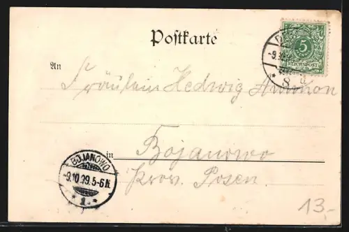 AK Berlin, Künstlerklause, Taubenstr. 10, Inh. Carl Stallmann