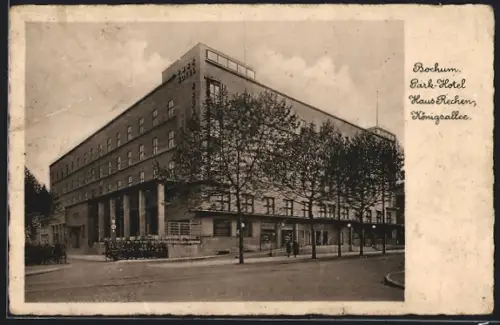 AK Bochum, Park Hotel Haus Rechen in der Königsallee