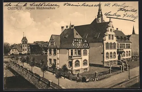 AK Castrop, Blick auf die Höhere Mädschenschule