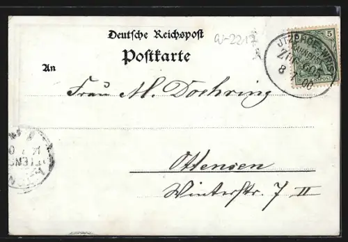 AK Kellinghusen, Haupt- und Bergstrasse, Parthie a. d. Stöhr