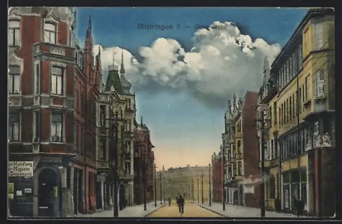 AK Rüstringen, Blick in die Gökerstrasse