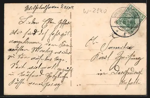 AK Rüstringen, Blick in die Gökerstrasse