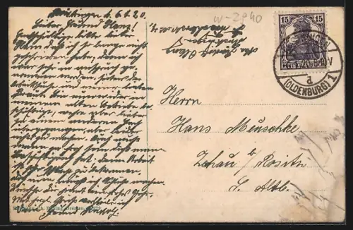 AK Wilhelmshaven, Villen an der Victoriastrasse