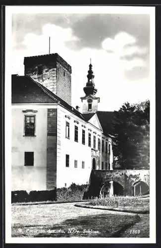 AK St. Peter in der Au, Partie am Schloss