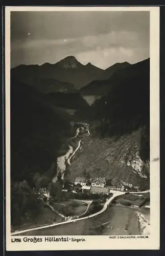 AK Schwarzau im Gebirge, Gasthaus Singerin im Höllental