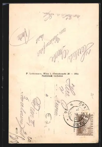 AK Gleissenfeld a. d. Aspangbahn, Glasermeister, Ortsansicht mit Türkensturz