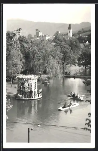 AK Puchberg a. Sch., Blick zur Burg