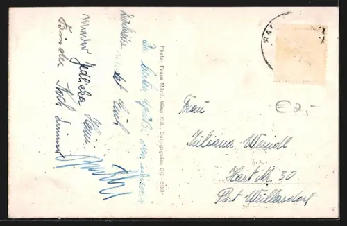 AK St. Valentin, Teilansicht mit Kirche