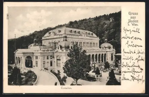 AK Baden, Kursalon