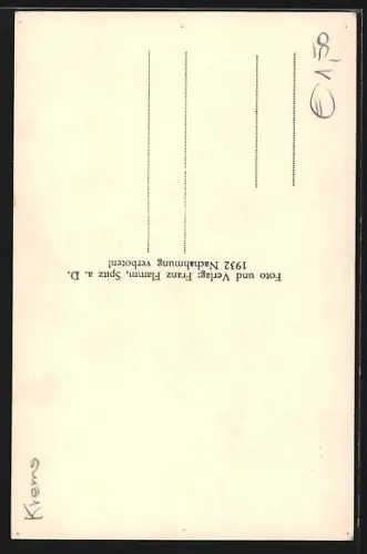 AK Weissenkirchen i. d. Wachau, Ortspartie mit Kirche