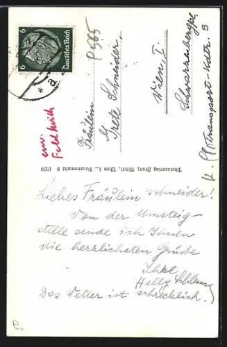 AK Reichenau /Kärnten, Ortspartie mit Kirche