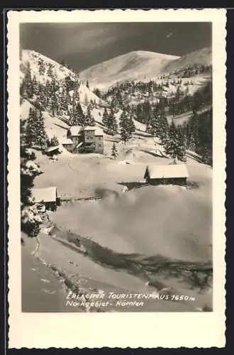 AK Radenthein /Kärnten, Nockgebiet, Erlacher Touristenhaus