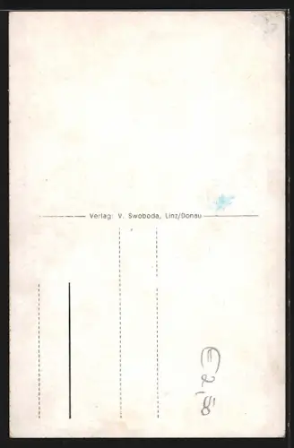 AK Wels, Teilansicht aus einem Fenster heraus