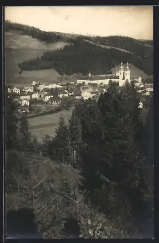 AK Gurk /Kärnten, Teilansicht mit Kloster