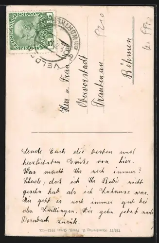 AK Pörtschach am Wörthersee, Panorama mit Hochobir
