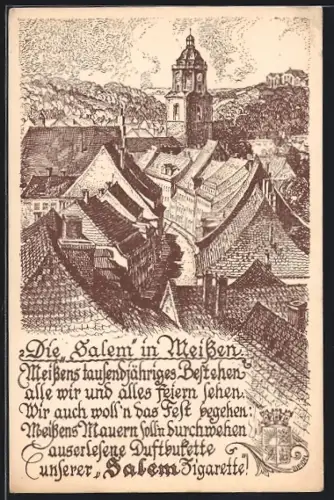 AK Meissen, die Salem, Zigarette