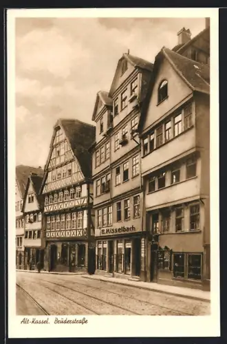 AK Kassel, Blick in die Brüderstrasse