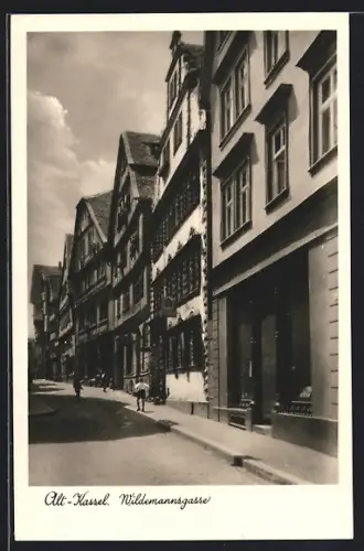 AK Alt-Kassel, Partie in der Wildemannsgasse