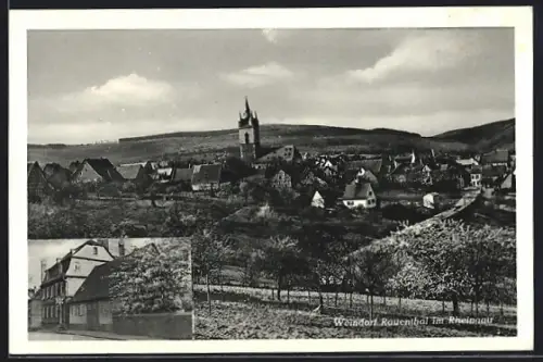 AK Rauenthal im Rheingau, Hotel-Weinhaus Engel, Inh. J. V. Wagner