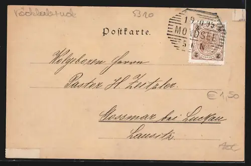 Künstler-AK Philipp + Kramer Nr. XX /3: Ruderboot auf dem Mondsee