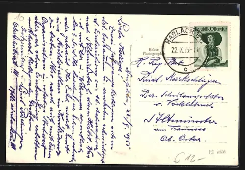 AK Neufelden i. M., Gasthaus Bad Rachinger