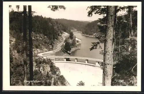 AK Altenhof /Mühlkreis, Rannatalsperre aus der Vogelschau