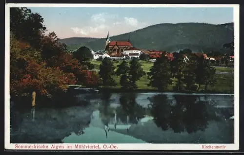 AK Aigen i. Mühlviertel, Kirchenmotiv