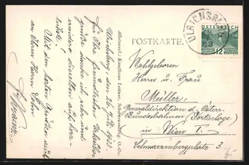 AK Ulrichsberg, Totalansicht gegen Norden