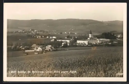 AK Aigen /Mühlkreis, Stift Schlägl mit Blick gegen Aigen