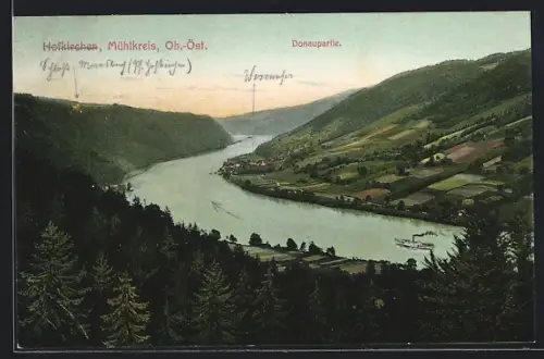 AK Hofkirchen, Mühlkreis, Donaupartie