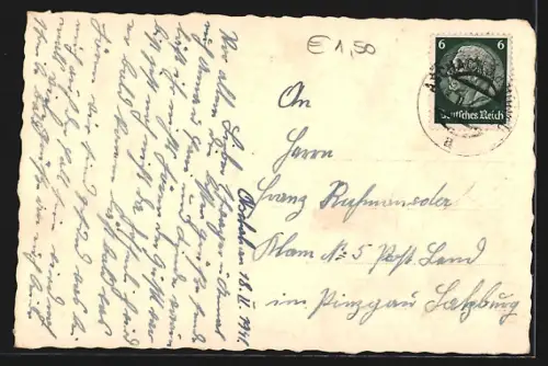 AK Aschach a. Donau, Auf dem Soldatenfriedhof