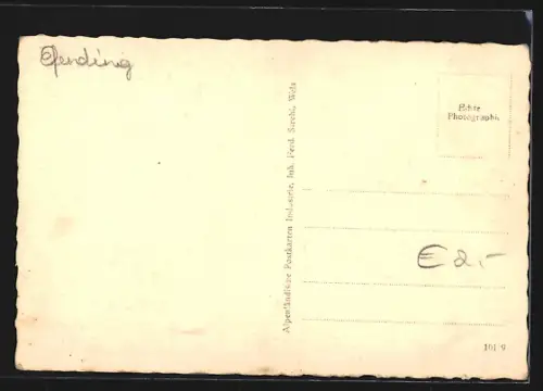 AK Haibach ob der Donau, Schlögen a. d. Donau, Teilansicht mit Donau aus der Vogelschau