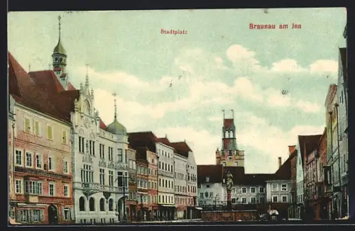 AK Braunau am Inn, Stadtplatz