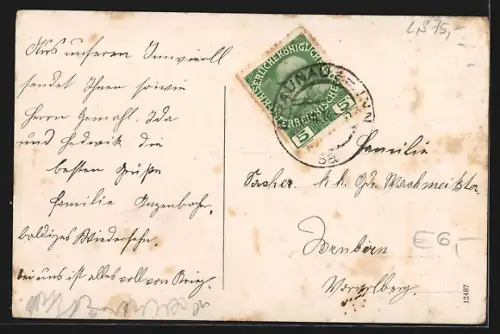 AK Braunau am Inn, Partie am Stadtplatz