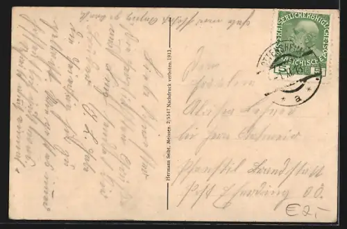 AK Linz a. D., Pöstlingberg, Panorama mit Turmgebäuden