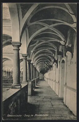 AK Kremsmünster, Gang im Fischbehälter