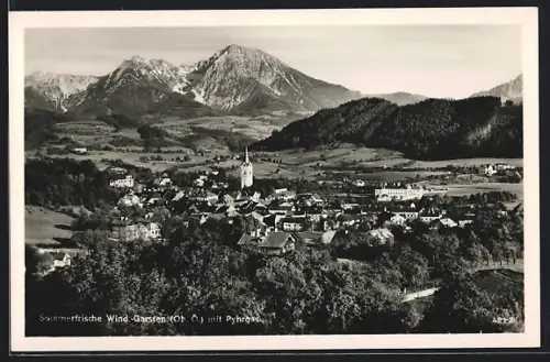 AK Wind.-Garsten /Ob. Ö., Teilansicht mit Pyhrgas