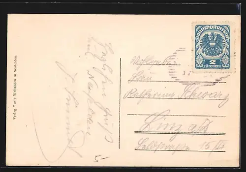 AK Neufelden /Ob.-Oe, Teilansicht mit Kirche