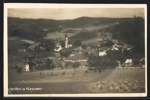 AK St. Veit im Mühlkreis, Ortsansicht