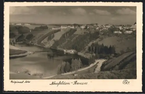 AK Neufelden, Stausee mit Teilansicht