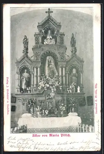 AK Altenfelden /O.-Oe.,Wallfahrtskapelle Maria Pötsch, Altar