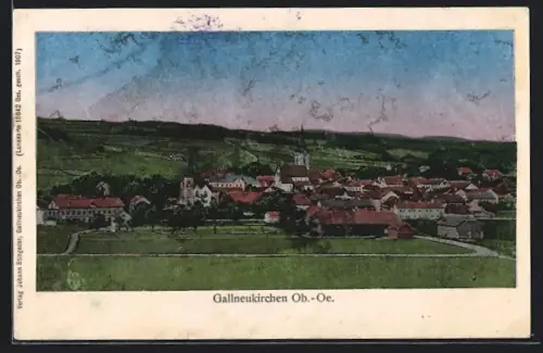 AK Gallneukirchen /O.-Ö., Gesamtansicht aus der Vogelschau