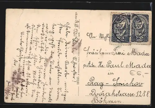 AK Mödling, Schwarzer Turm, Burg Lichtenstein, Hinterbrühl