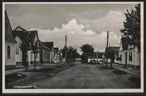 AK Unterpullendorf, Ortsansicht, Strasse