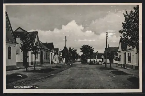 AK Unterpullendorf, Ortsansicht, Strasse