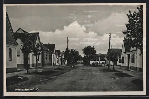 AK Unterpullendorf, Ortsansicht, Strasse