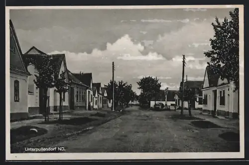 AK Unterpullendorf, Ortsansicht, Strasse