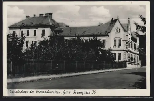 AK Graz, Sanatorium der Kreuzschwestern, Kreuzgasse 35