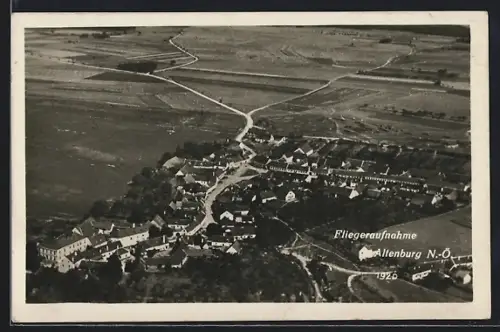 AK Altenburg /N.-Ö., Teilansicht, Fliegeraufnahme
