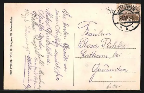 AK Peilstein, Strassenpartie im Ort